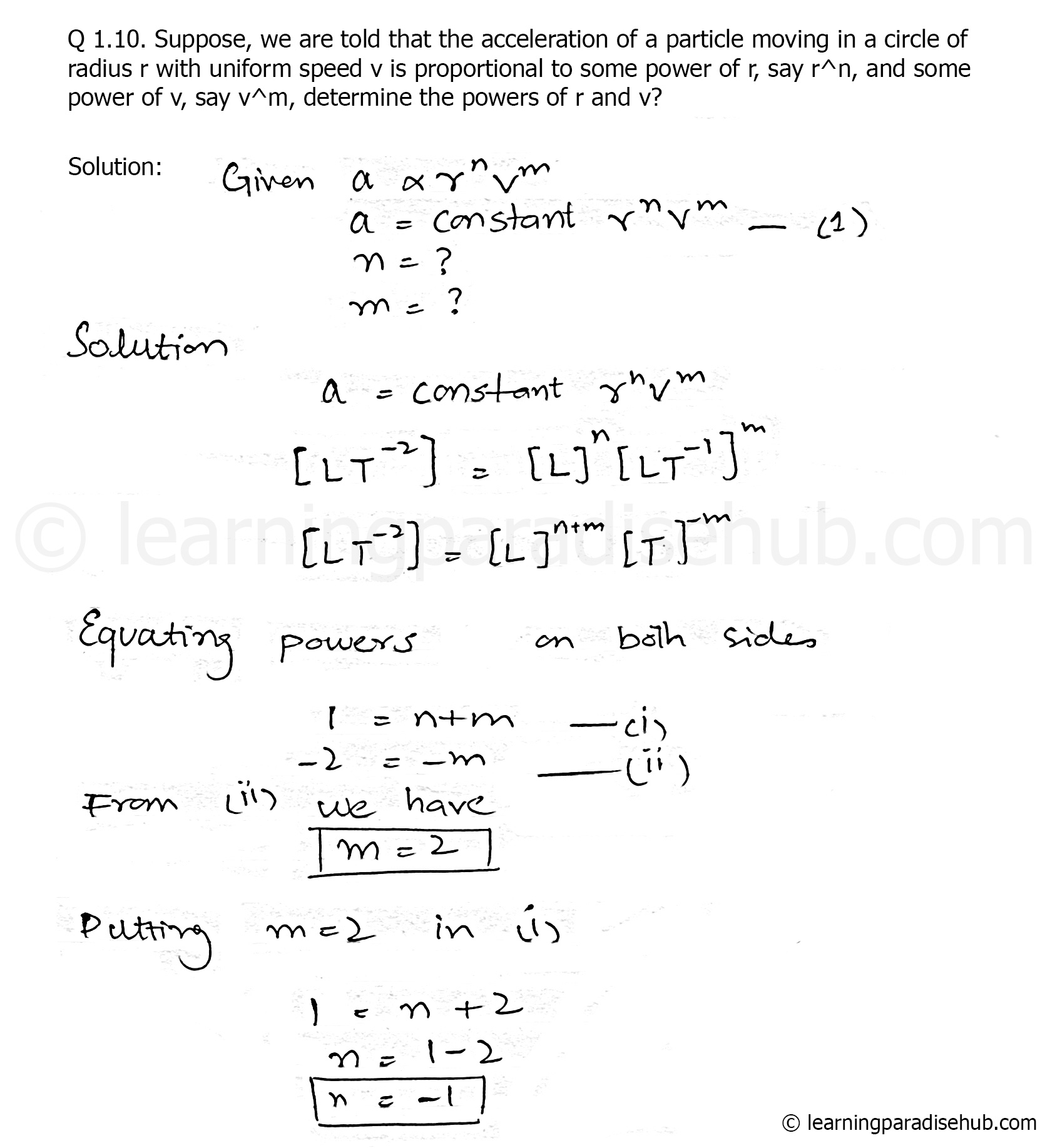 question-10-physics-first-year