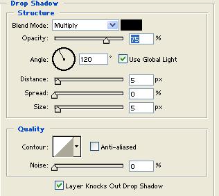 photoshop drop shadow