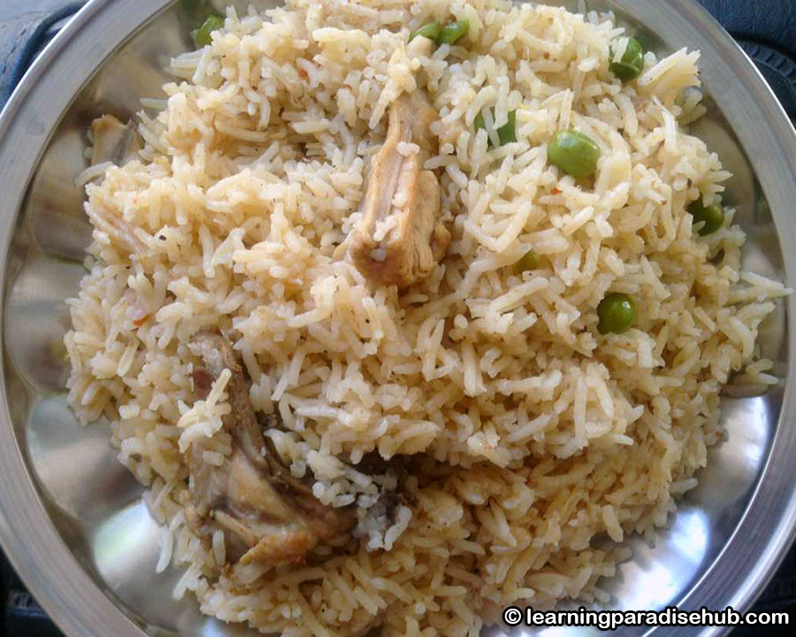 Chicken Pulao - Indian Chicken and Rice Recipe