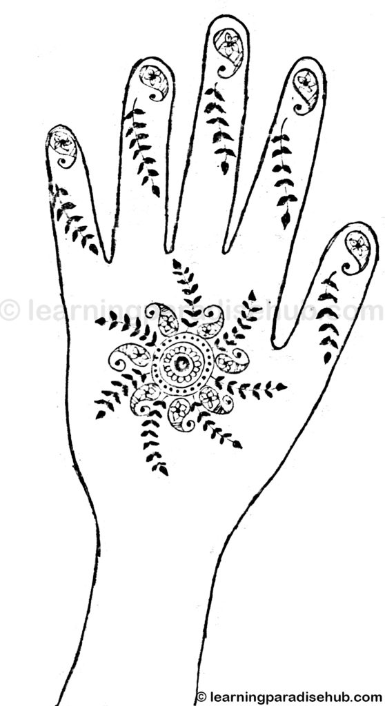 Leaf Mehndi Design - Mehndi Designs